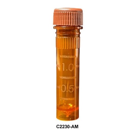 Mtc Bio MTC Bio Sure Seal Amber Screw Cap Microtube with O Ring, 2 ml, 1000 Pack C2230-AM